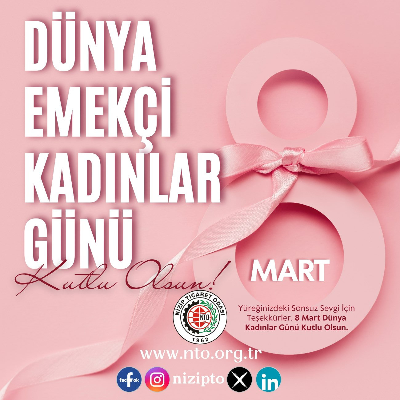 8 Mart Dünya Emekçi Kadınlar Günü’nü kutluyoruz