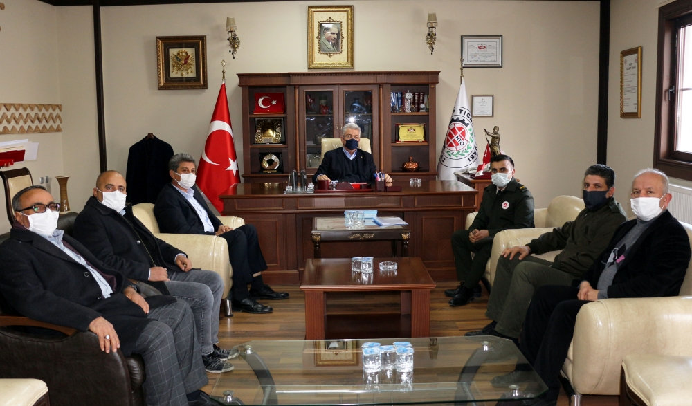 Nizip Askerlik Şubesi Başkanı Asteğmen Çetin’den NTO’ya Ziyaret