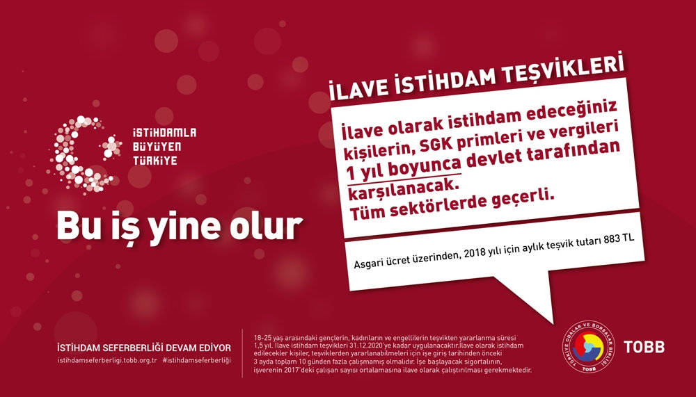 Yeni İstihdam Teşvikleri 