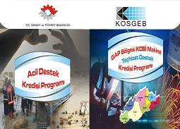 KOSGEB ten Makine Teçhizat Kredisi başlıyor.