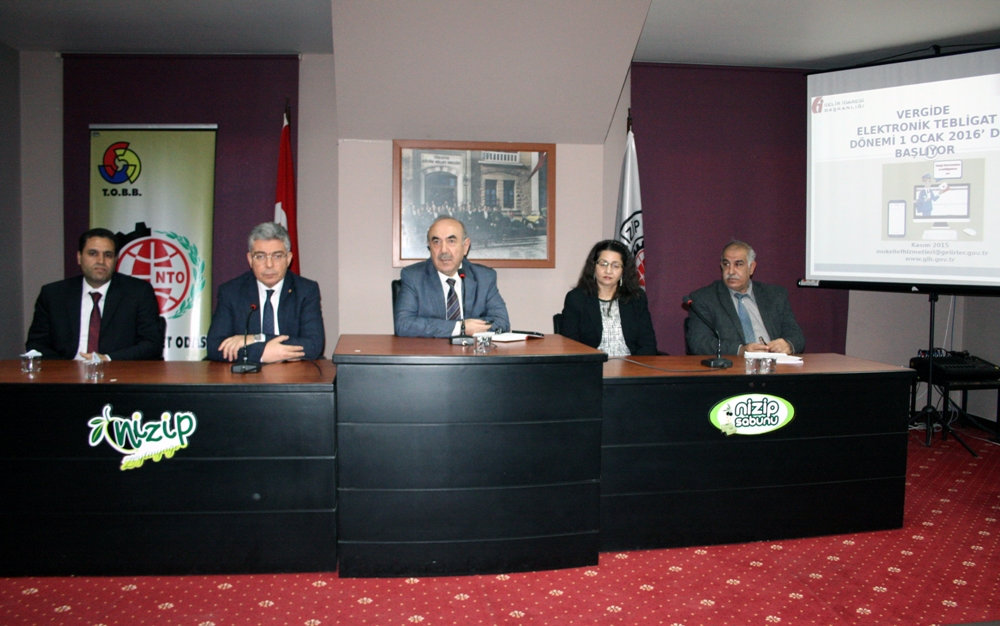 “Elektronik Tebligat” Semineri Nizip Ticaret Odası’nda Düzenlendi