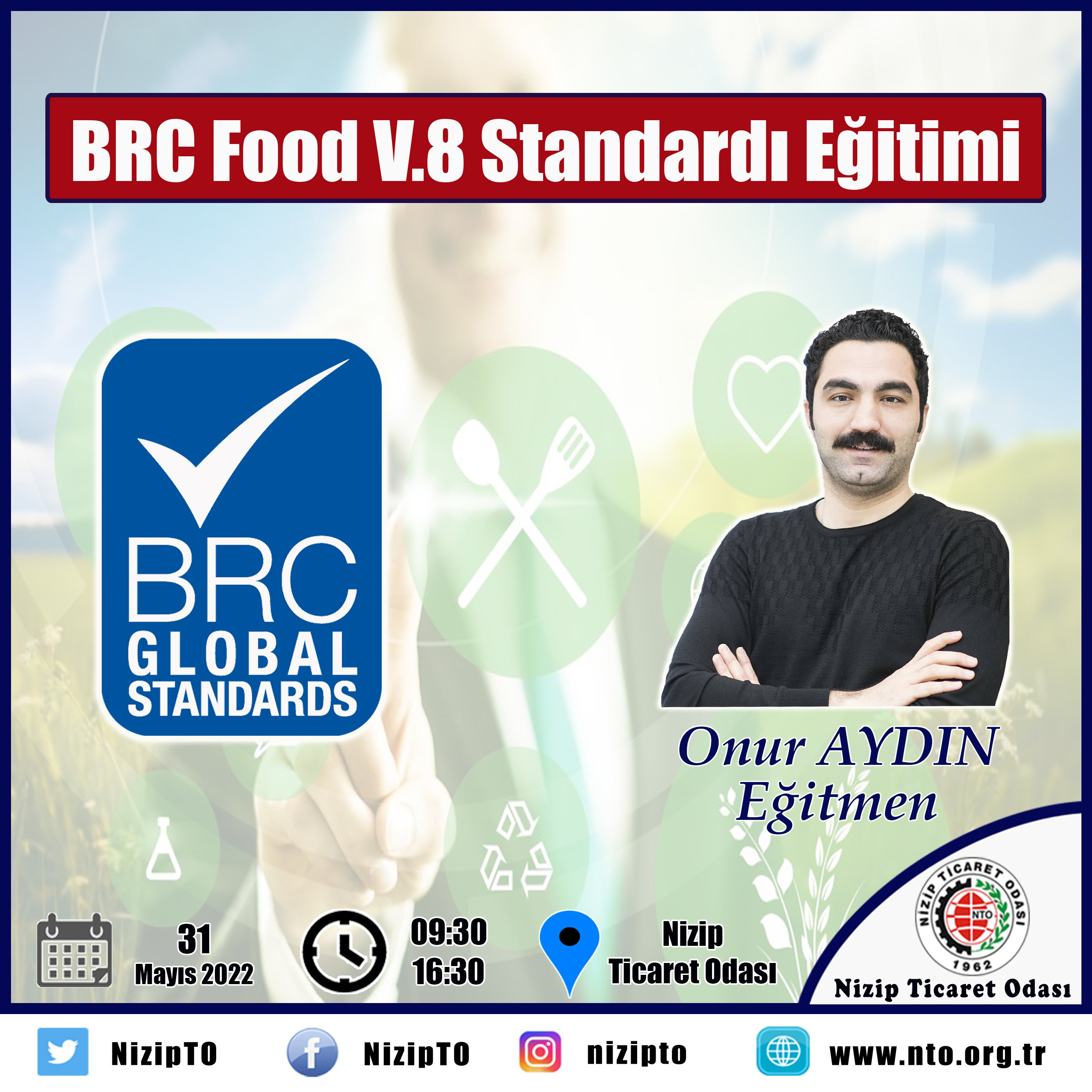 NTO'da BRC Standardı Farkındalık Eğitimi Düzenlenecek