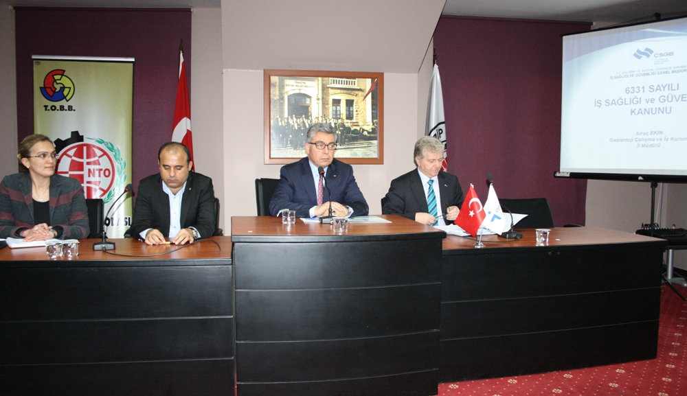 Nizip Ticaret Odası İş Sağlığı ve Güvenliği Bilgilendirme Semineri Yapıldı.