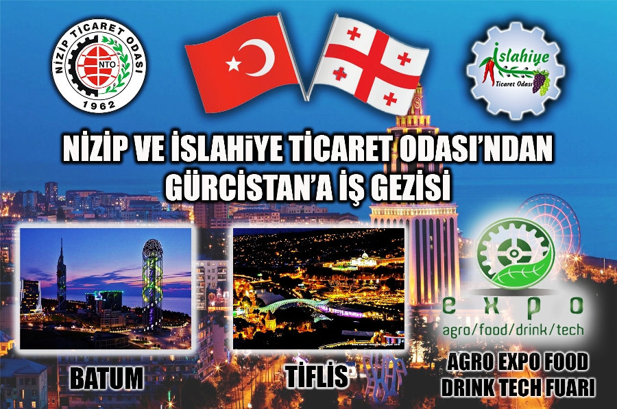 Nizip ve İslahiye Ticaret Odası’ndan Gürcistan’a İş Gezisi