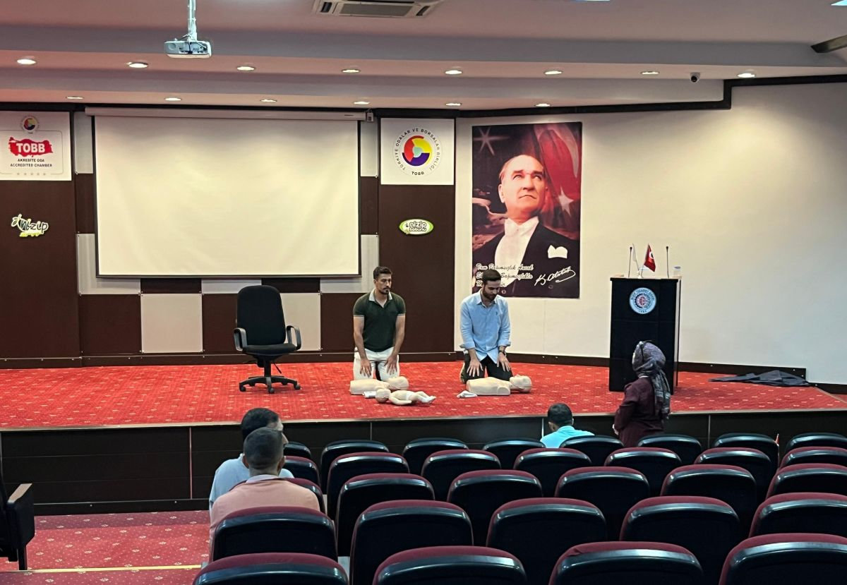 NTO’DA İLK YARDIM EĞİTİMİNDE BAŞARI BELGELERİ VERİLDİ