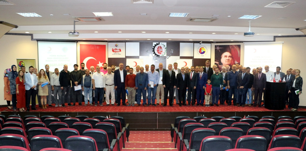 NTO’da Kızılay Kan Bağışçıları Madalya İle Onurlandırıldı