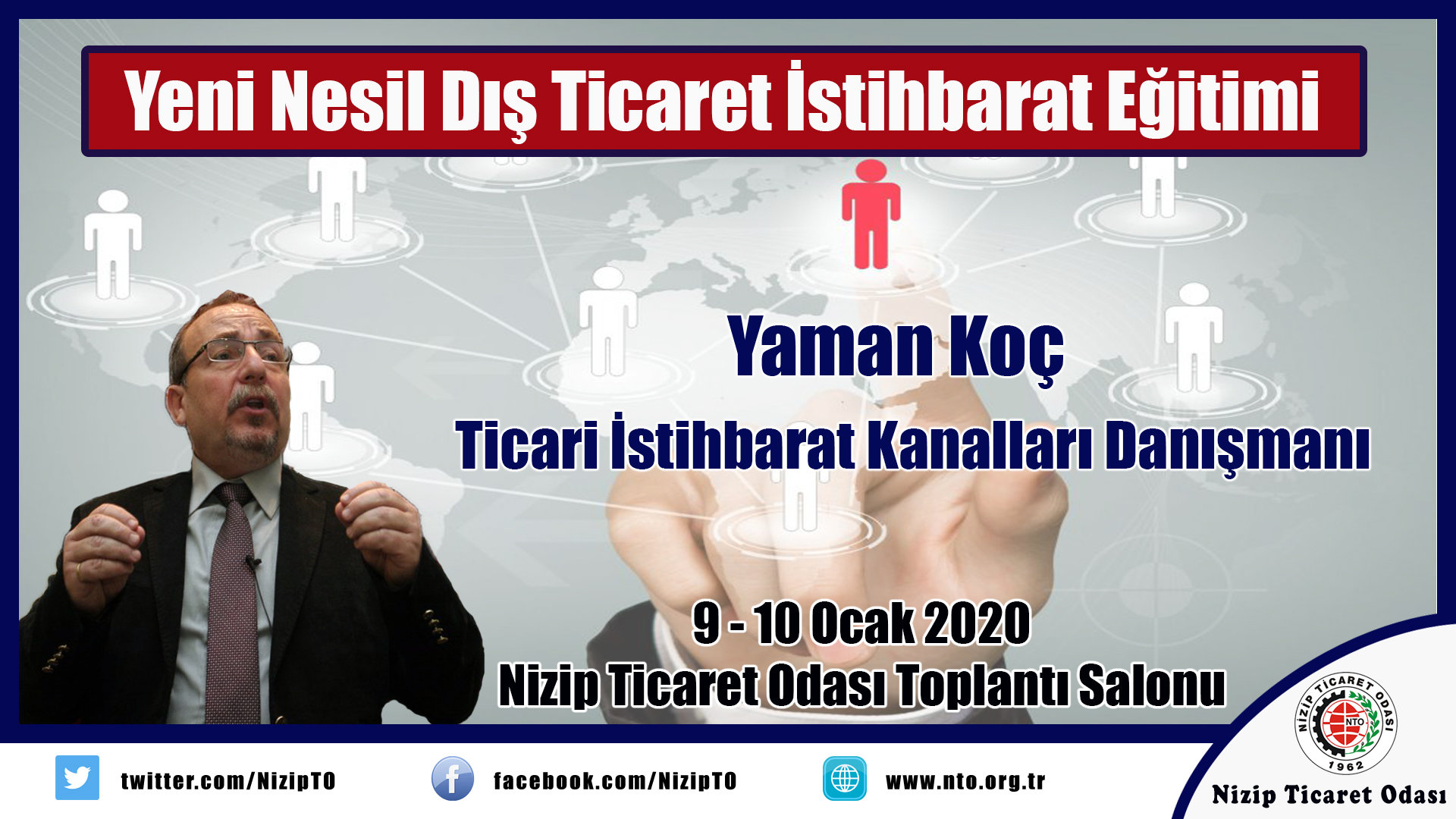 NTO’da Yeni Nesil Dış Ticaret İstihbarat Eğitimi Düzenlenecek