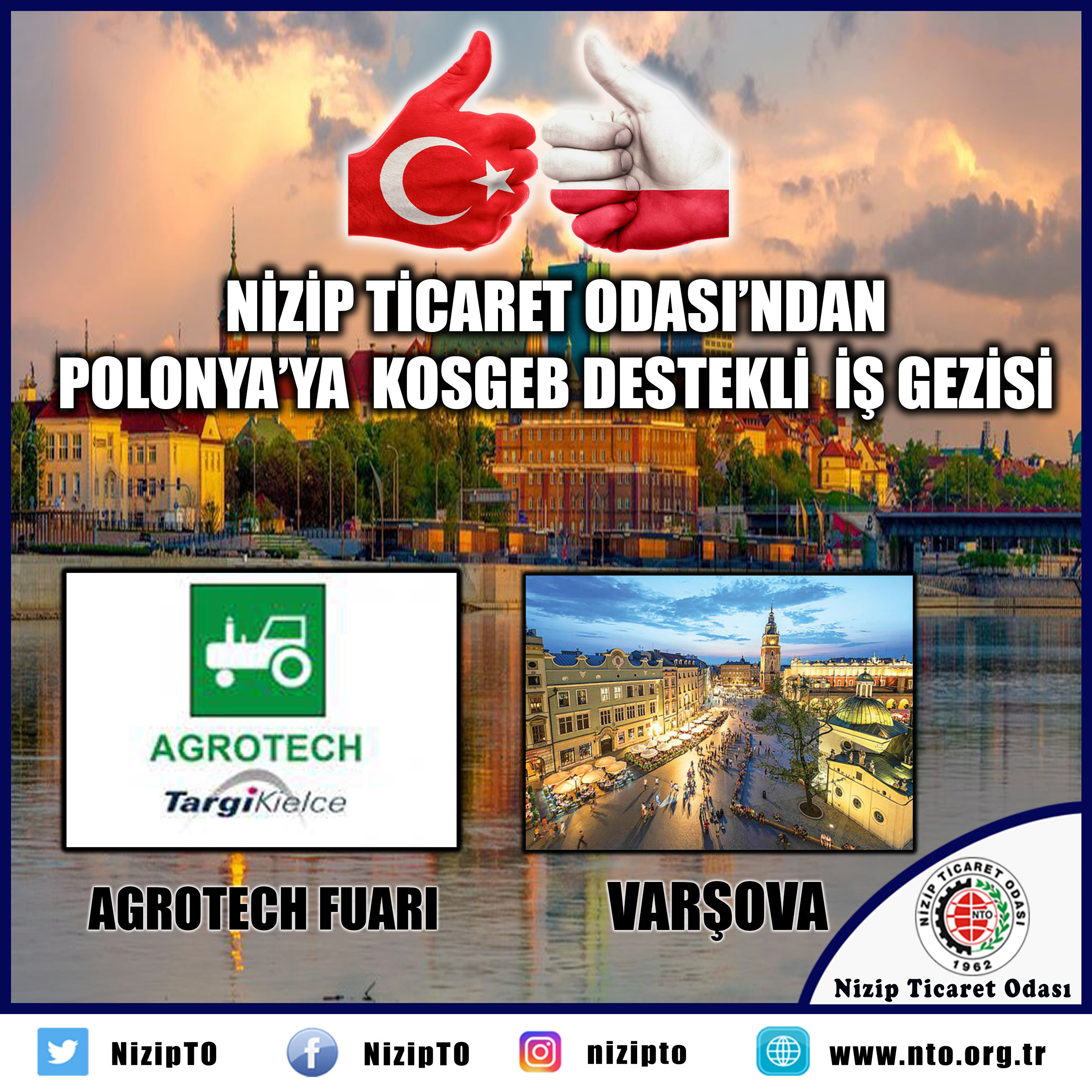 Nizip Ticaret Odası Polonya’ya İş Gezisi Düzenleyecek