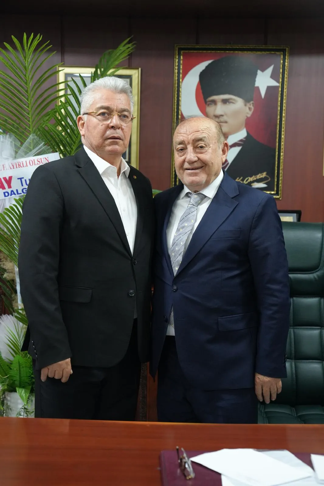 NTO Yönetim Kurulu Başkanımız Mehmet Özyurt’tan GESOB Başkanı Ünal Akdoğan’a "Hayırlı Olsun" Ziyareti