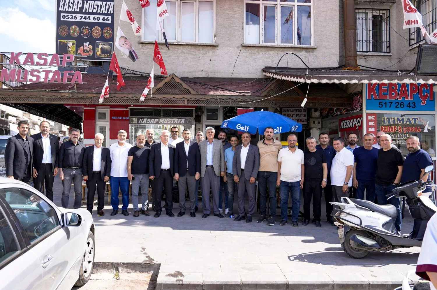 NTO HEYETİNDEN MHP NİZİP İLÇE BAŞKANI FATİH ÇETİN’E HAYIRLI OLSUN ZİYARETİ
