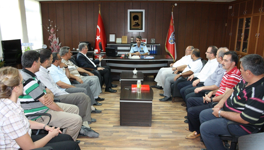 Nizip Ticaret Odası’ndan Emniyet Müdürü Mustafa Yaman’a Ziyaret