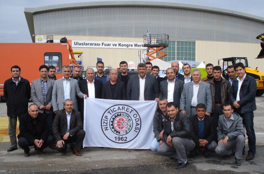 Nizip Ticaret Odası Adana İnşaat Fuarında.