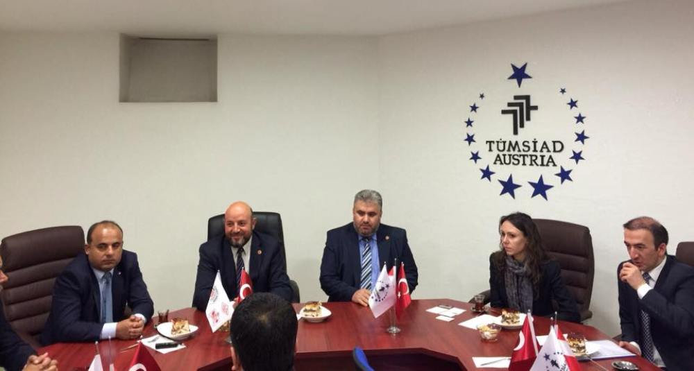 NTO Heyeti  TÜMSİAD Viyana Şubesini ziyaret etti.