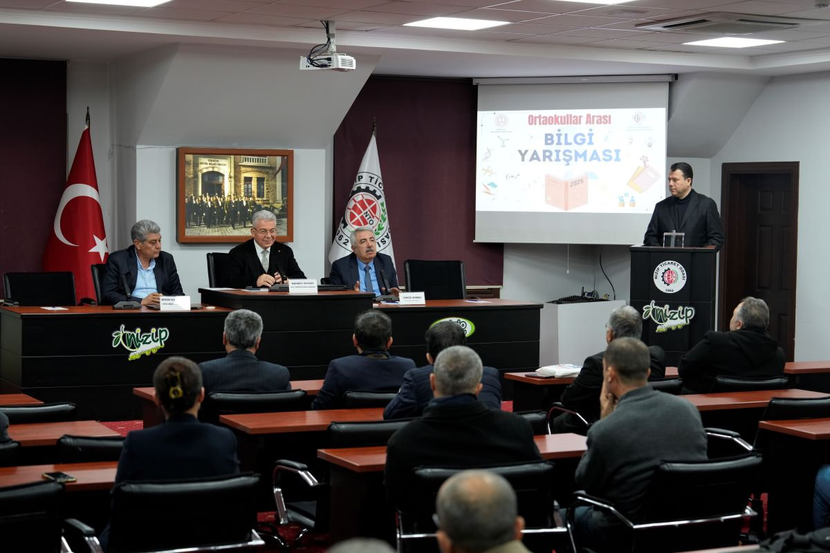 NTO’DA 19. ORTAOKULLAR ARASI BİLGİ YARIŞMASI KURA ÇEKİMİ GERÇEKLEŞTİRİLDİ